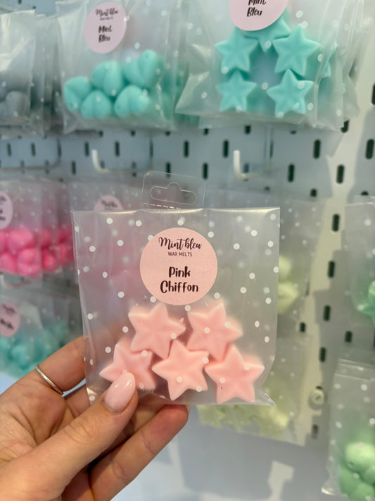 Pink chiffon stars